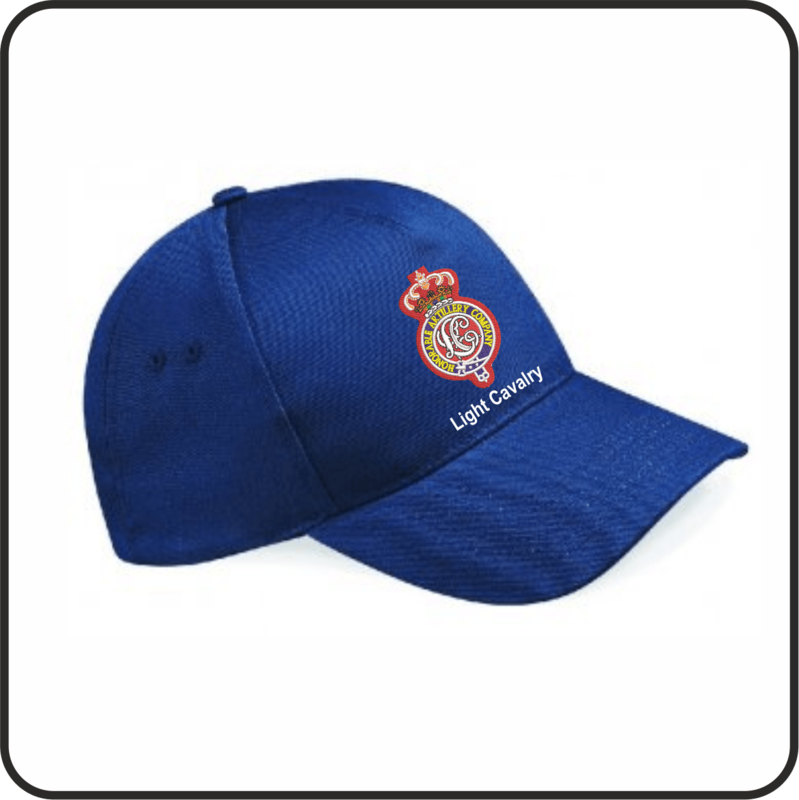 Light Cavalry Navy Embroidered Cotton Drill Cap
