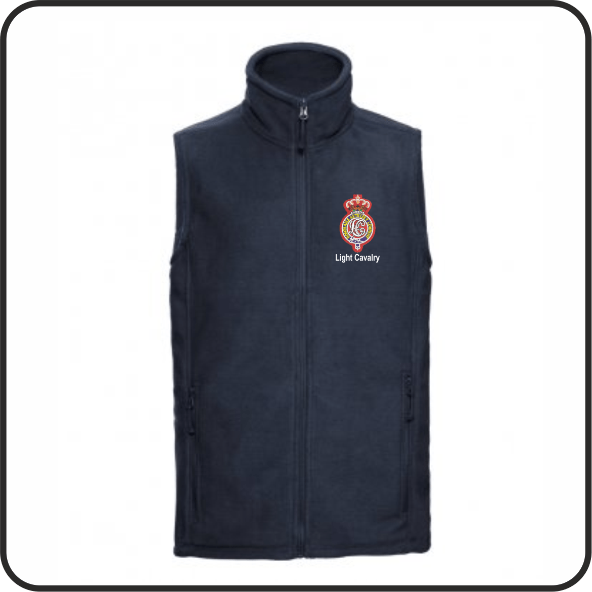 Light Cavalry Navy Outdoor Fleece Gilet