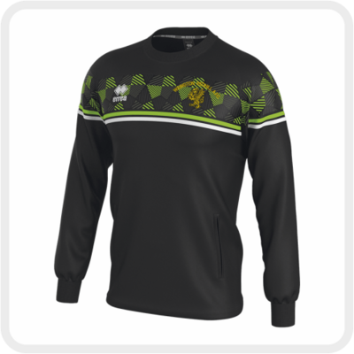 Wrington Redhill AFC Errea Davis Sweatshirt (Black/Fluo Green)