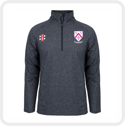 Claverham CC Velocity Midlayer (Melange Black)