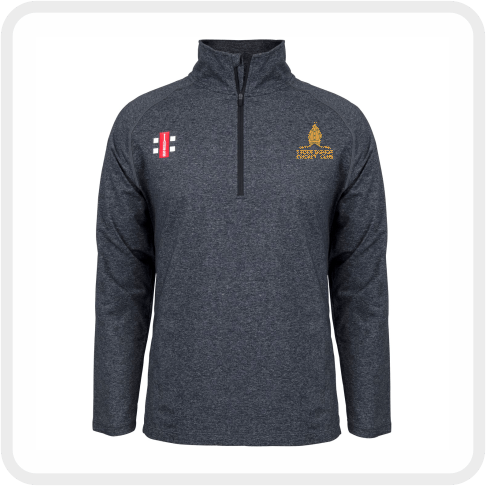 Stoke Bishop CC Velocity Midlayer (Melange Black)