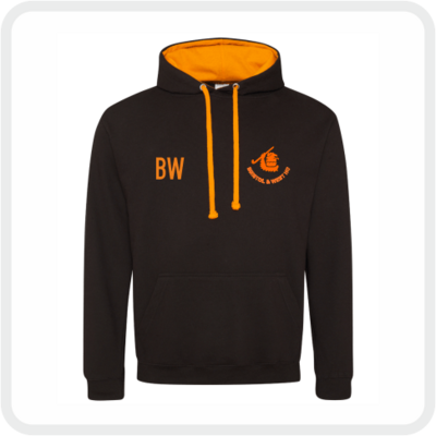 Bristol & West Hockey Club Varsity Hoodie (Black/Orange) JH003