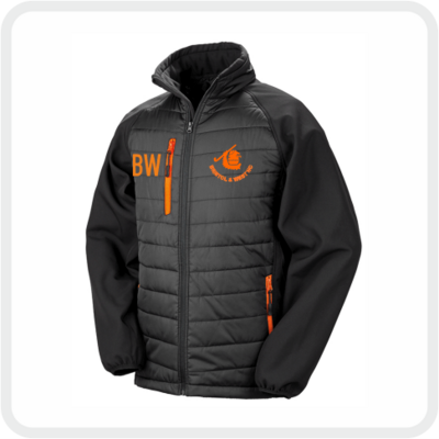 Bristol & West Hockey Club Compass Padded Jacket (Black/Orange) RS237