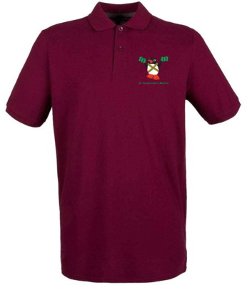 Dr Tuberville Embroidered Polo Shirt (H101) Maroon