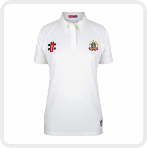 Bishop Sutton CC Matrix V2 Ladies S/S Playing Shirt (Ivory Trim)