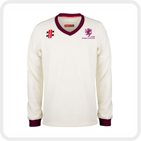 Wrington CC Performance Sweater (Maroon Trim)
