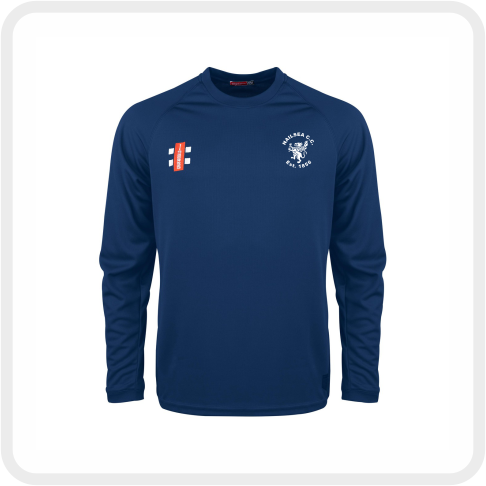 Nailsea CC Matrix V2 L/S T-Shirt (Navy)