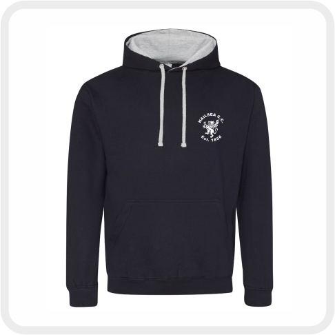Nailsea CC Varsity Hoodie (Navy/Grey) JH003