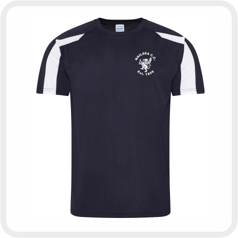 Nailsea CC Performance Contrast T-Shirt (Navy/White) JC003
