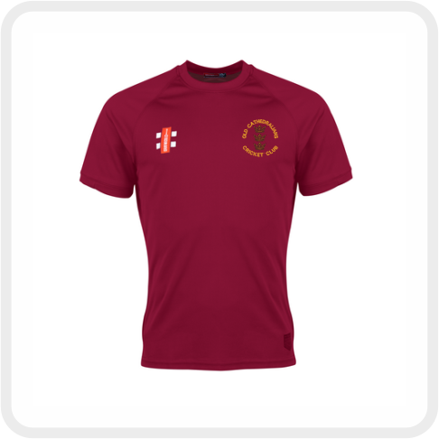 Old Cathedralians CC Matrix V2 T-Shirt (Maroon)