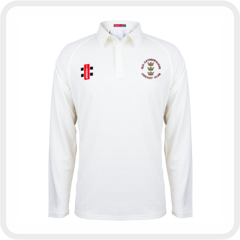 Old Cathedralians CC Matrix V2 LS Playing Shirt (Ivory Trim)