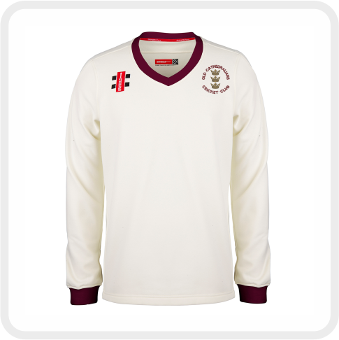 Old Cathedralians CC Performance Sweater (Maroon Trim)