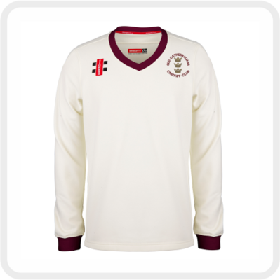 Old Cathedralians CC Performance Sweater (Maroon Trim)