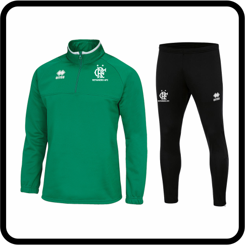 Retainers AFC Errea Mansel 3.0 Zip Neck Top / Flann Pant
