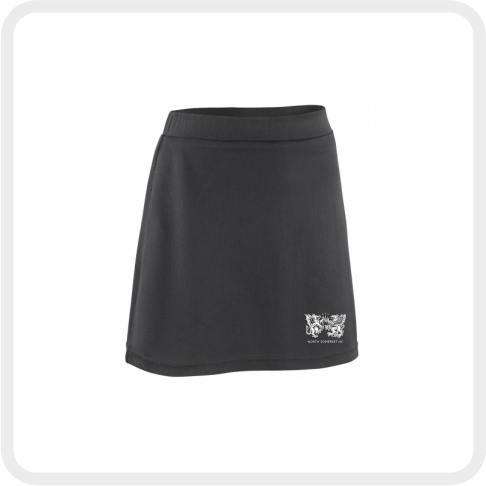 North Somerset Hockey Club Spiro Girls Playing Skort (Black) SR261B