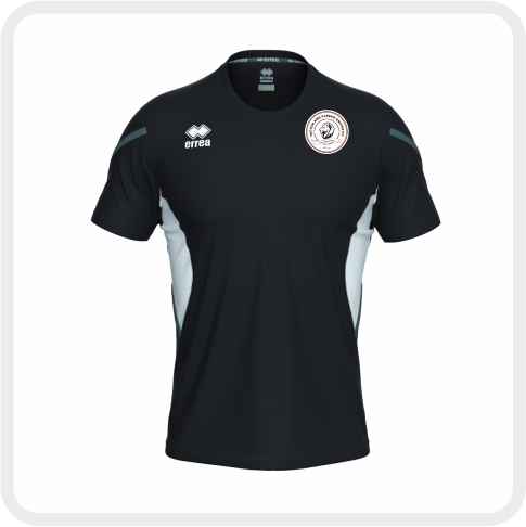 YACU FC Curtis Training T-Shirt (Blk/Wh/Ant)