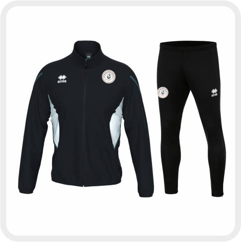YACU FC Christopher Jacket (Blk/Wh/Ant) Flann Trouser (Blk)