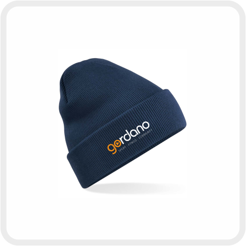 Gordano Cuffed Beanie Hat (BB45) Navy
