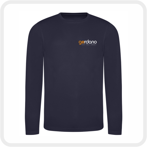 Gordano Performance L/S T-Shirt (JC002) Navy