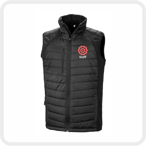 CHS Maintenance Recycled Compass Padded Gilet (Black) RS238