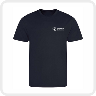 Portishead Badminton Performance T-Shirt (Navy)