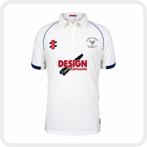 Compton Dando Nomads CC Matrix S/S Playing Shirt (Navy Trim)