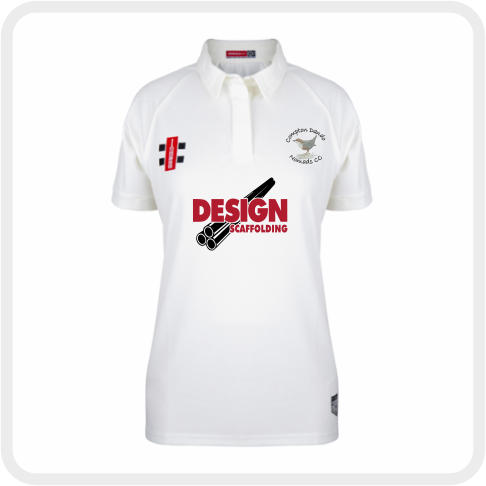 Compton Dando Nomads CC Ladies Matrix II Playing Shirt (Ivory Trim)
