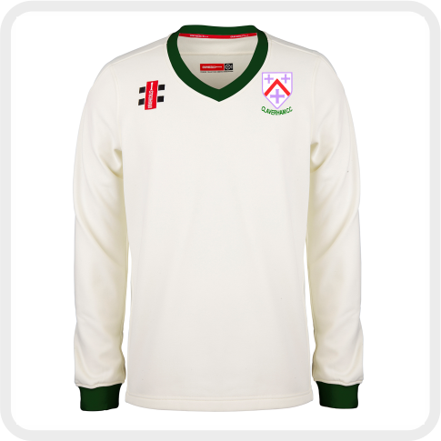 Claverham CC Pro Performance Sweater (Green Trim)
