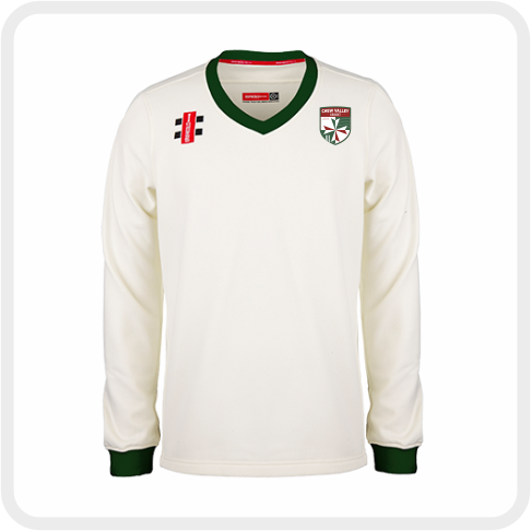 Chew Valley CC Performance Sweater (Green Trim)