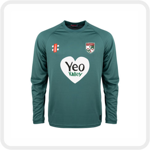 Chew Valley CC Matrix V2 L/S T-Shirt (Green)
