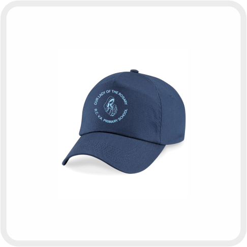 Our Lady of the Rosary Baseball Cap (Navy) BB10B