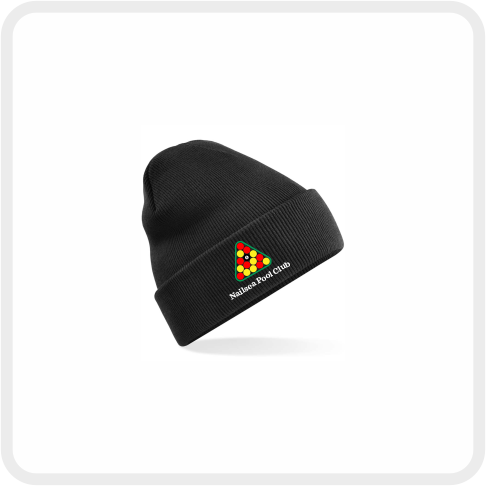 Nailsea Pool Club Original Cuffed Beanie (Black) BB45