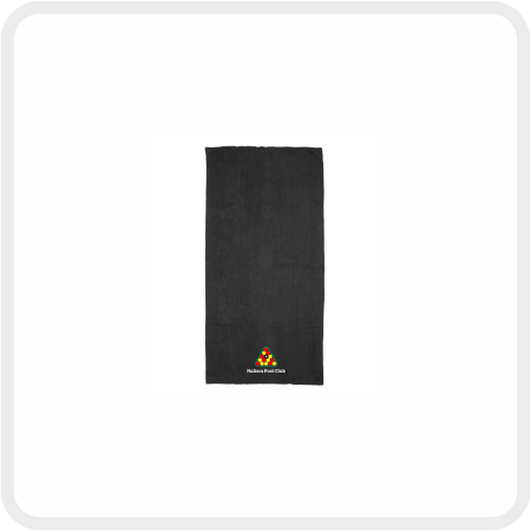 Nailsea Pool Club Microfibre Towel (Black) TC16