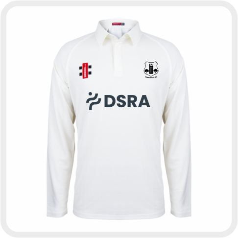Abbey Wood CC Matrix V2 L/S Playing Shirt (Ivory Trim)