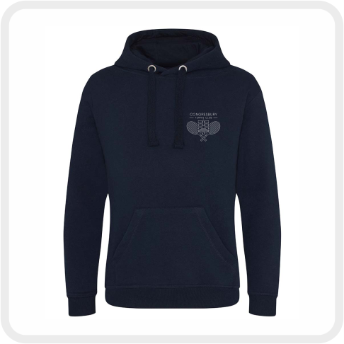 Congresbury Tennis Club Graduate Heavyweight Hoodie (JH101) Navy