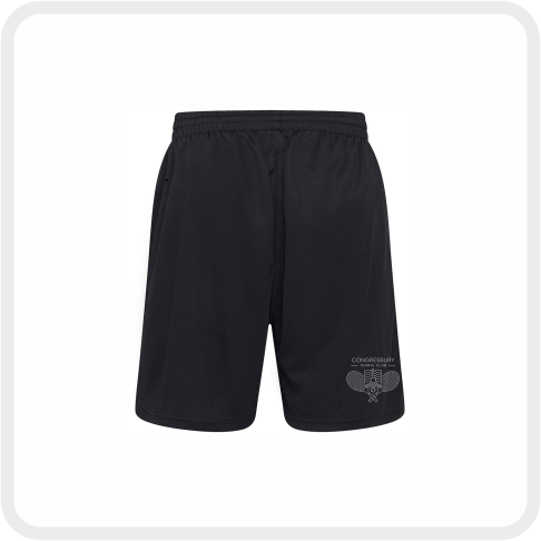 Congresbury Tennis Club Performance Cool Mesh Lined Shorts (JC080)