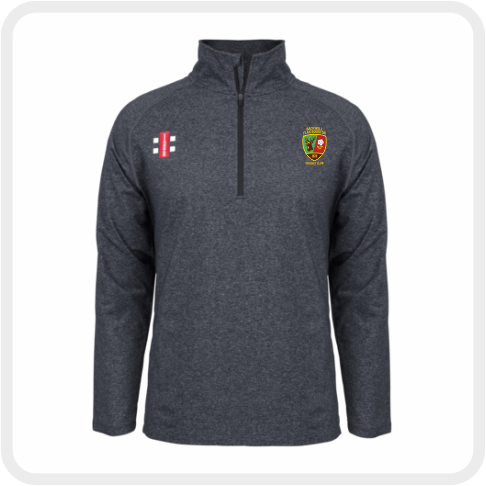 Backwell Flax Bourton CC Velocity Midlayer (Melange Black)