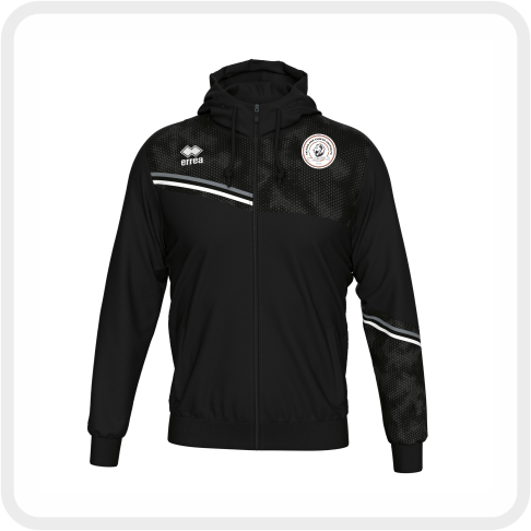 YACU FC Eber Hooded Tracktop (Blk/Wh/Ant)