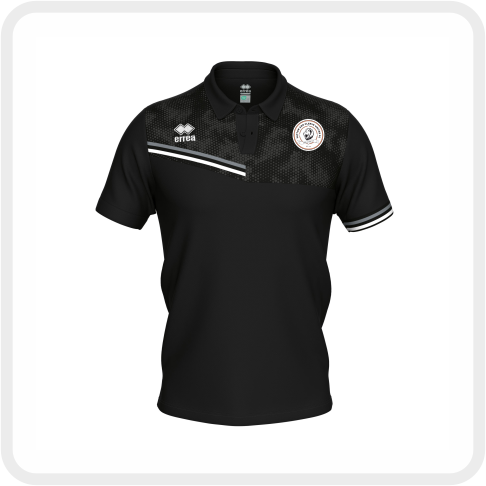 YACU FC Emir Polo Shirt (Blk/Wh/Ant)