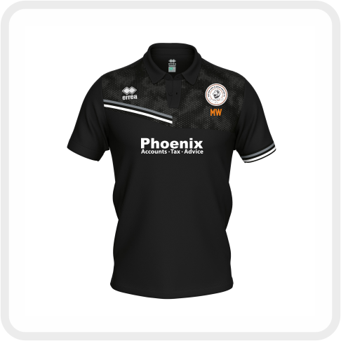 YACU FC Emir Polo Shirt (Blk/Wh/Ant)