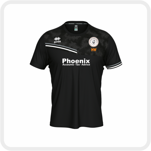 YACU FC Evan Training Shirt (Blk/Wh/Ant)