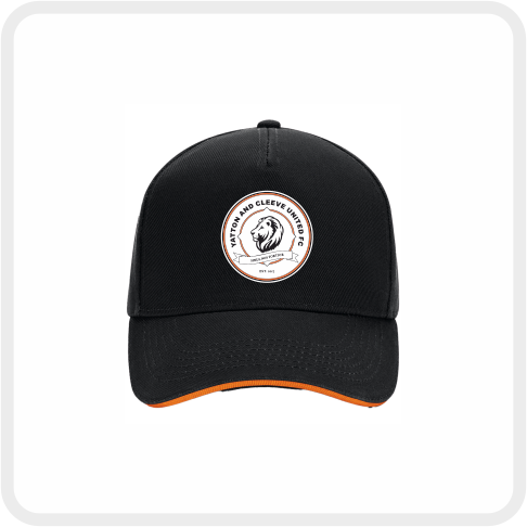 YACU FC Baseball Cap (Black/Orange) BB15C