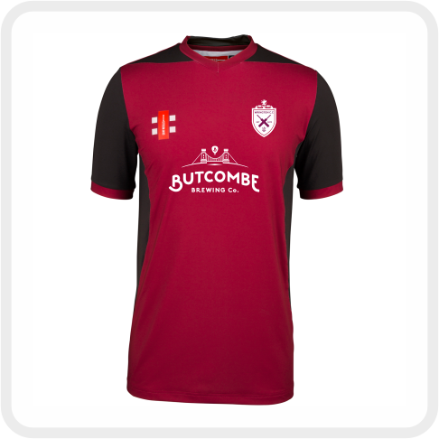 Wrington CC Performance T20 S/S Shirt (Maroon/Black) Wrington CC Performance T20 S/S Shirt (Maroon/Black)