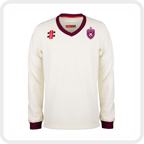 Wrington CC Performance Sweater (Maroon Trim) Wrington CC Performance Sweater (Maroon Trim)