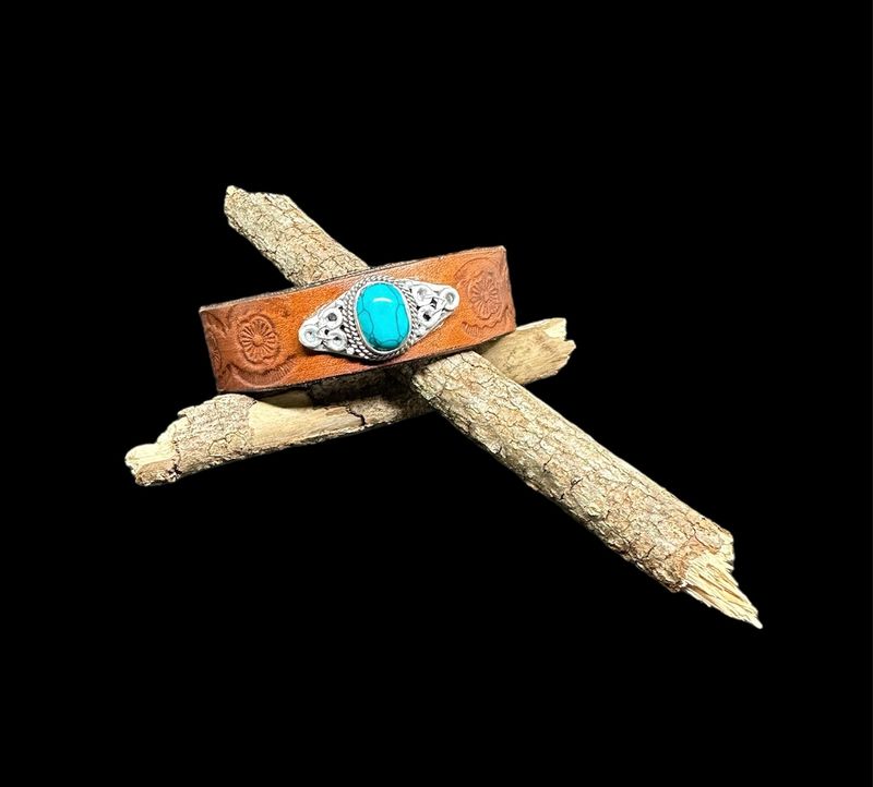 Turquoise Flower Bracelet