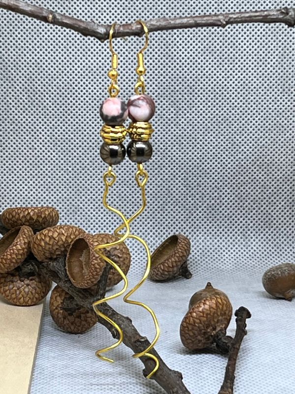 Pink Jasper and Hematite