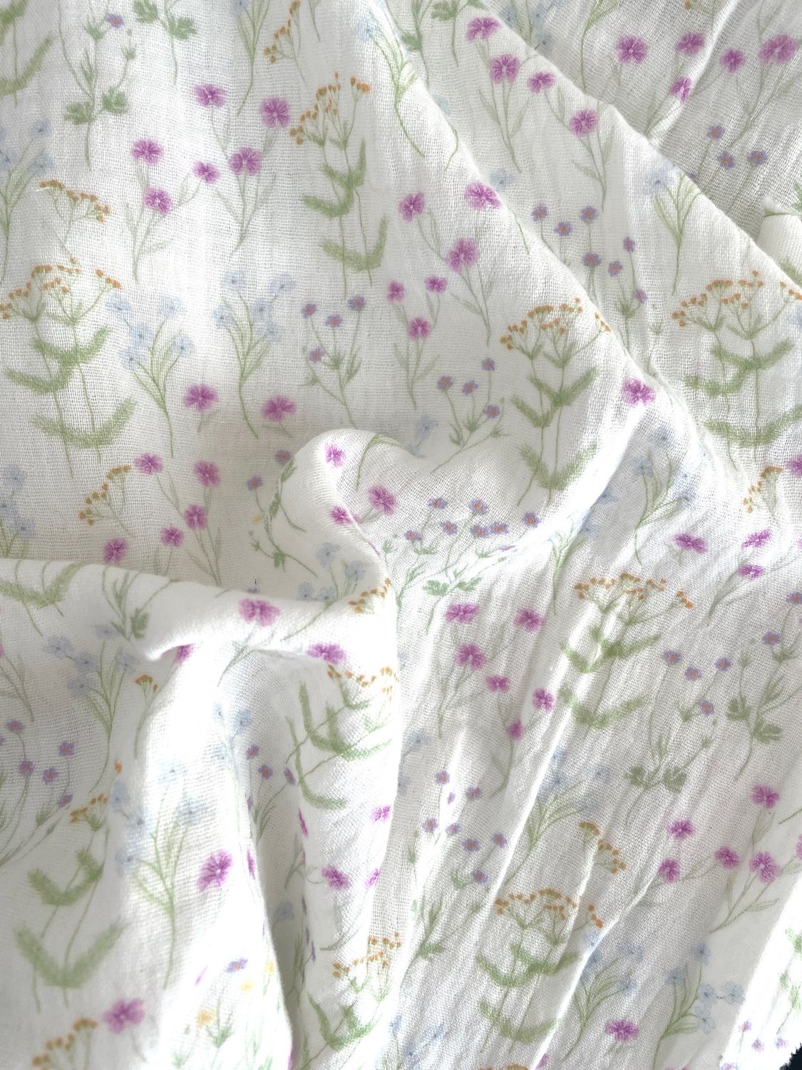 Meadow in Bloom Double Layered Muslin