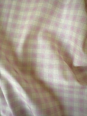 Pink Gingham Organic Cotton
