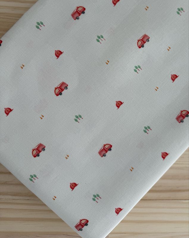 Little Fire trucks Organic Cotton