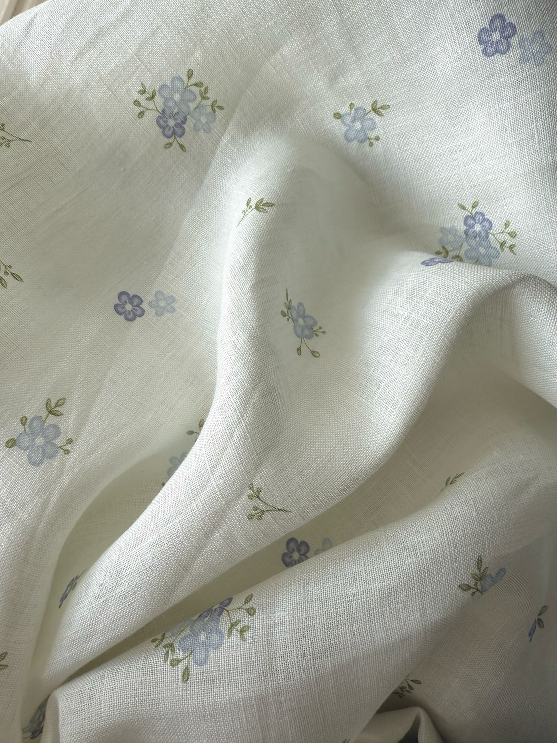 Forget-Me-Not Pure Linen